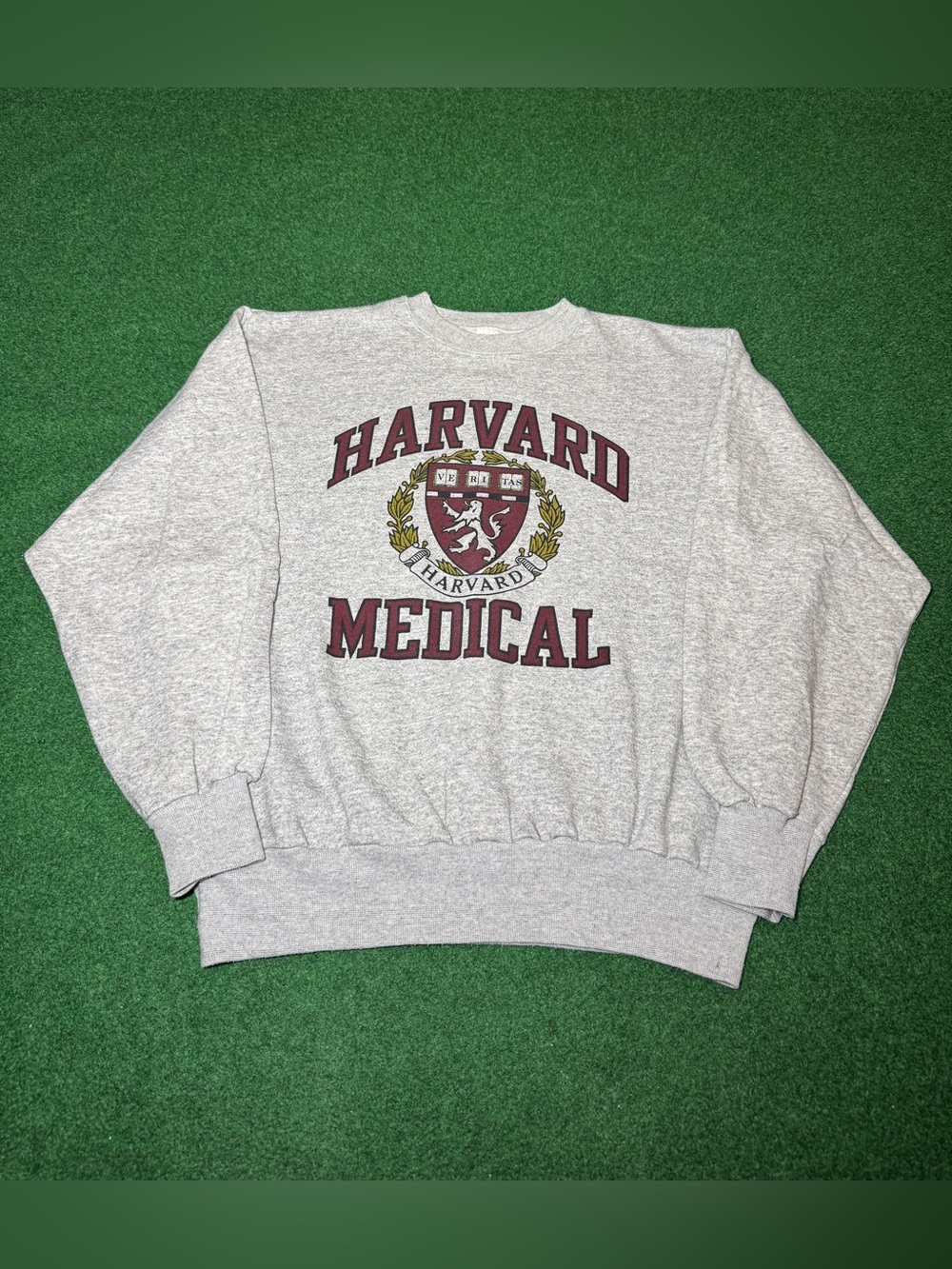 Harvard Medical Vintage Champion Sweatshirt XXL RARE Gray USA Made Crewneck